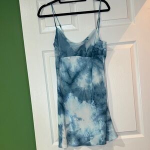 Emory Park Blue Tie-Dye Dress